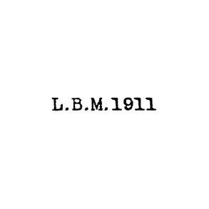 L.B.M. 1911
