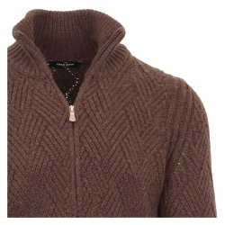 GRAN SASSO Cardigan Vaffel Cappuccino 