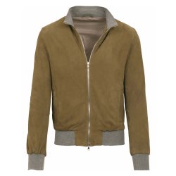 BARBA Jakke Ruskind Forest Green