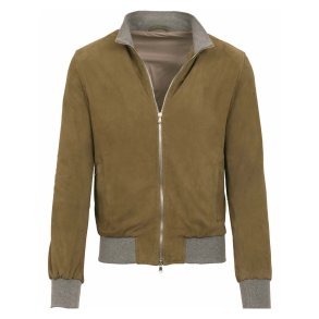 BARBA Jakke Ruskind Forest Green