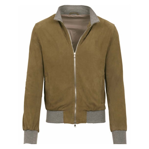 BARBA Jakke Ruskind Forest Green