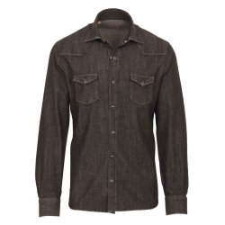 Barba Skjorte Dandylife Denim Sort