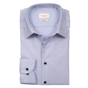 Eterna Skjorte Modern Fit Struktur Lysebl�