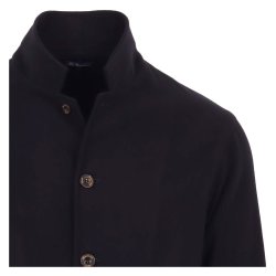 FINAMORE Jakke Frans Uld Navy