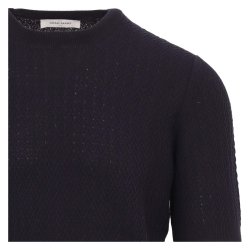 GRAN SASSO  T-Shirt Chevron Dark Navy