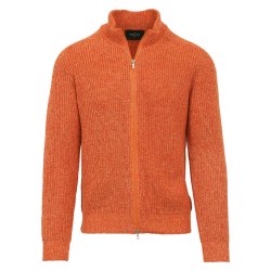 GRAN SASSO Cardigan Patent Orange Melange