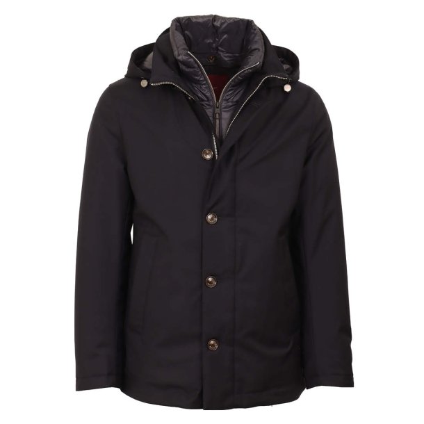 MONTECORE Jakke Dun Uld Navy