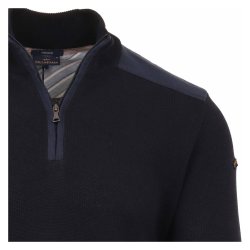 PAUL &amp; SHARK Half Zip Bomuld Navy