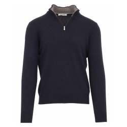 GRAN SASSO Half Zip Navy