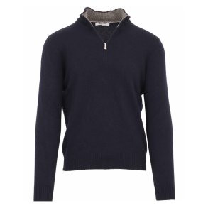 GRAN SASSO Half Zip Navy