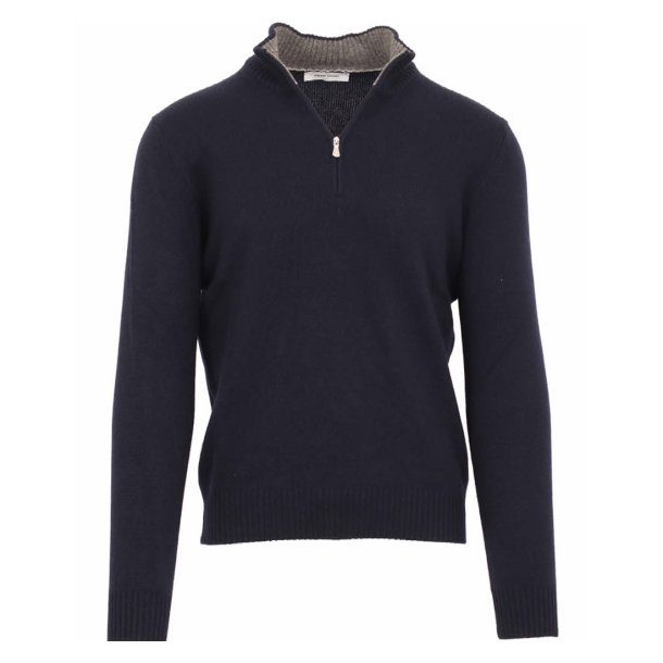 GRAN SASSO Half Zip Navy