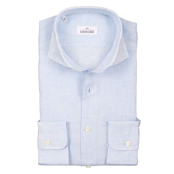 ALESSANDRO GHERARDI Skjorte H�r Lysebl�