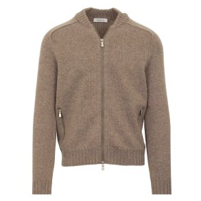 GRAN SASSO Cardigan Super Geelong Lysebrun