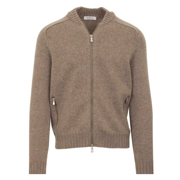 GRAN SASSO Cardigan Super Geelong Lysebrun