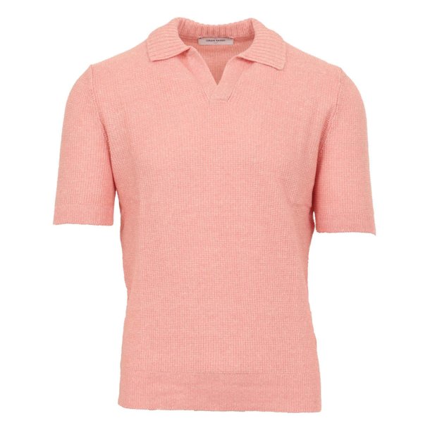 GRAN SASSO Open Collar Hr | Bomuld Peach