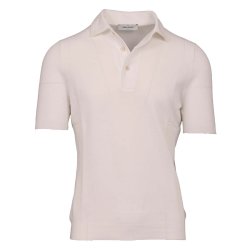 GRAN SASSO Polo One Piece Collar Hvid