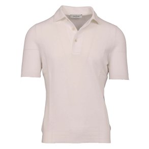 GRAN SASSO Polo One Piece Collar Hvid