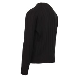 GRAN SASSO Strik Cashmere Struktur Strib Sort