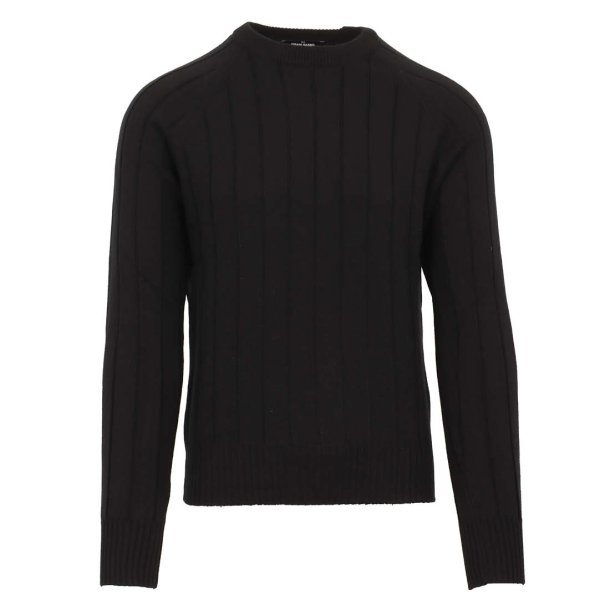 GRAN SASSO Strik Cashmere Struktur Strib Sort