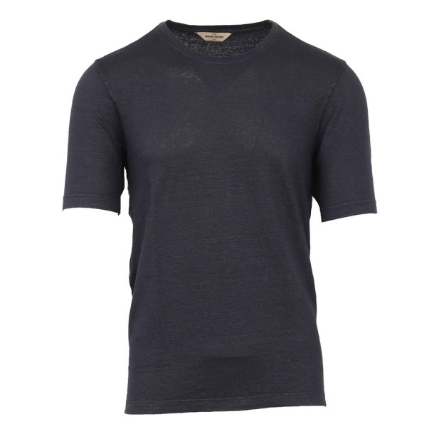 GRAN SASSO T-shirt Hr Navy Melange