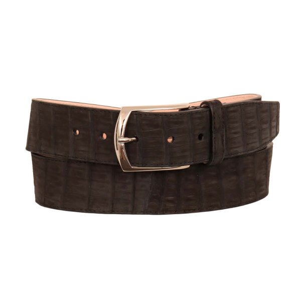 SIMONNOT GODARD Blte Nubuck Kroko Sort