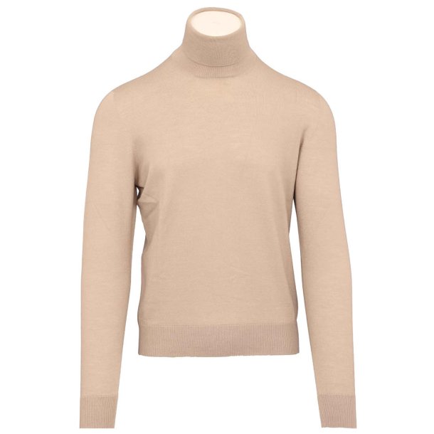 GRAN SASSO Rullekrave Merino Stretch Beige 