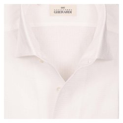 ALESSANDRO GHERARDI Skjorte One Piece Collar Hvid 