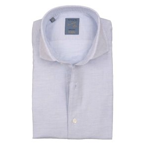 BARBA Skjorte Dandylife Flanel Lysebl