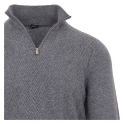 FEDELI Half Zip Sildeben Bl�