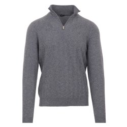 FEDELI Half Zip Sildeben Bl�
