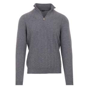FEDELI Half Zip Sildeben Bl�
