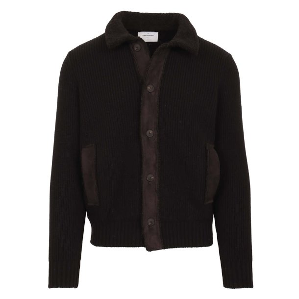 GRAN SASSO Cardigan Shearling Sort 