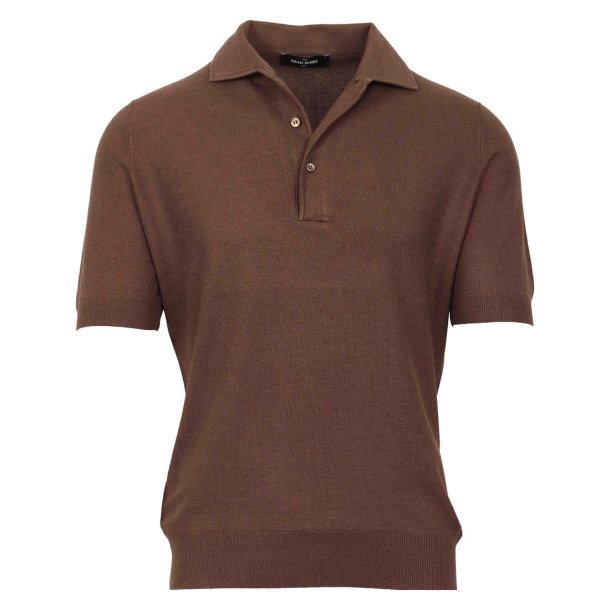 GRAN SASSO Polo Pique Silke Cappuccino 