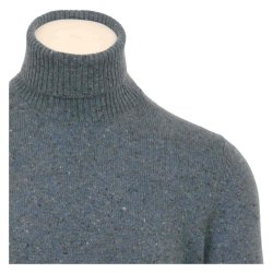 GRAN SASSO Rullekrave Donegal Indigo