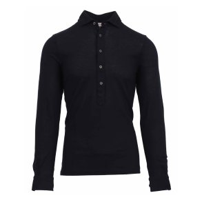 GRAN SASSO Popover Pique Navy 