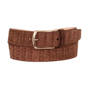 SIMONNOT GODARD Blte Kroko Nubuck Brun