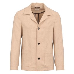 ALESSANDRO GHERARDI Overshirt Jackie Sildeben Sand