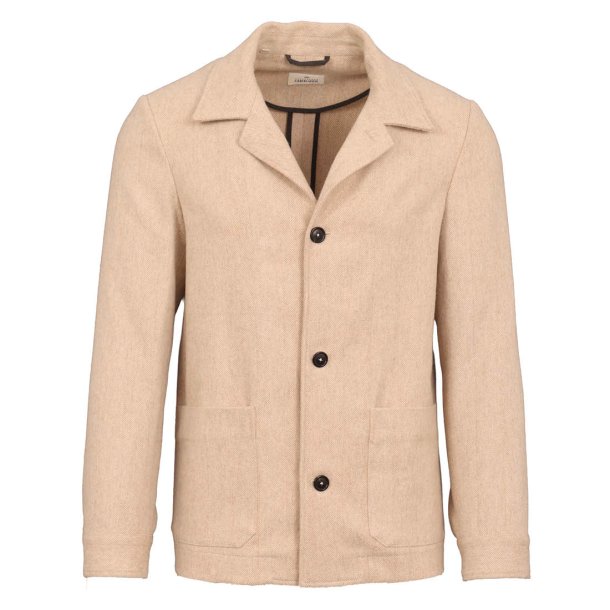 ALESSANDRO GHERARDI Overshirt Jackie Sildeben Sand
