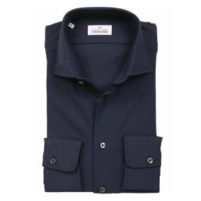 ALESSANDRO GHERARDI Skjorte Tecno Stretch Navy 