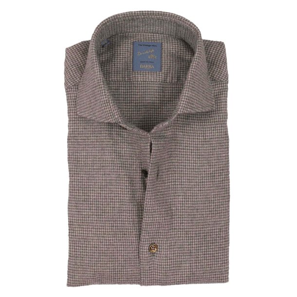 BARBA Skjorte Flannel Hundetand Gr