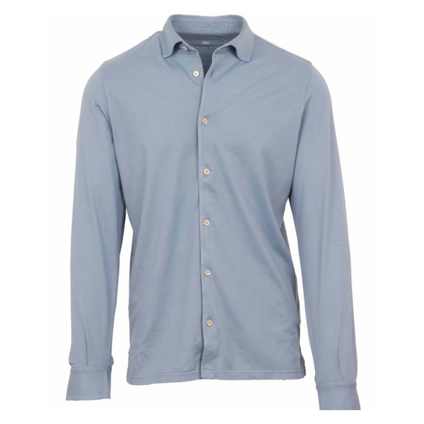 FEDELI Skjorte Jason Jersey Skyblue
