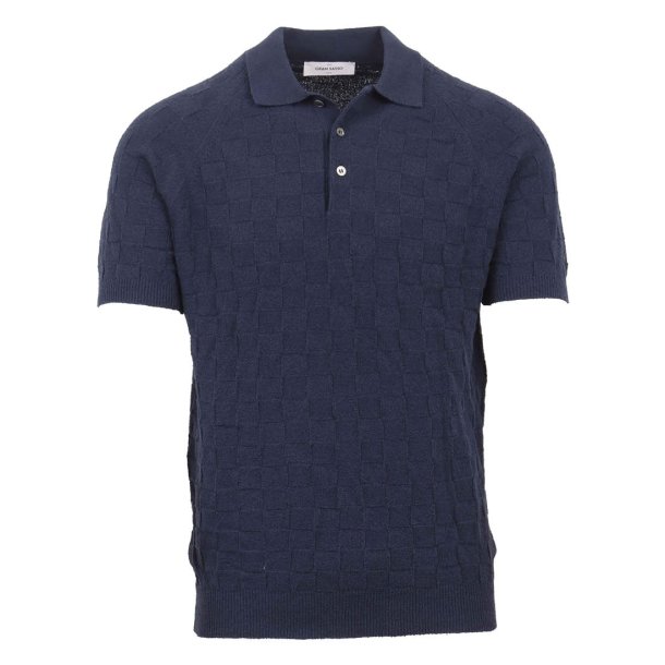 GRAN SASSO Polo Tern Frott Navy
