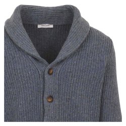 GRAN SASSO Cardigan Donegal Indigo