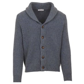 GRAN SASSO Cardigan Donegal Indigo