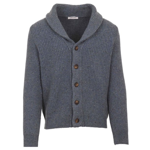 GRAN SASSO Cardigan Donegal Indigo