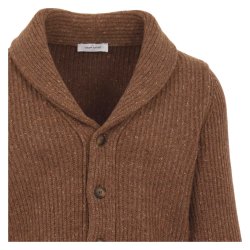 GRAN SASSO Cardigan Donegal Brun