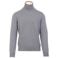 GRAN SASSO Rullekrave Extrafine Merino Skyblue 