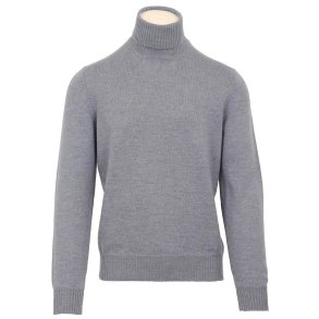 GRAN SASSO Rullekrave Extrafine Merino Skyblue 