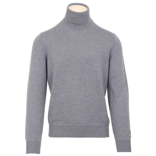 GRAN SASSO Rullekrave Extrafine Merino Skyblue 