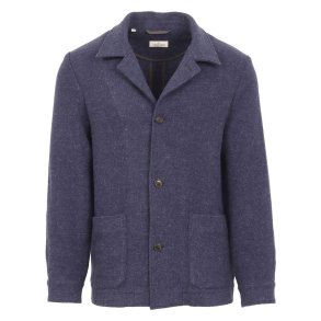 ALESSANDRO GHERARDI Overshirt Jackie Tweed Indigo